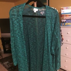 LulaRoe L Lindsay Teal